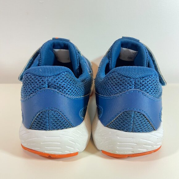 New Balance 570 V3 Wide NB Blue Orange Kids Youth Running Shoes - Picture 3 of 8